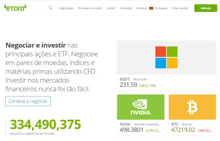 O que é eToro