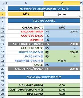 Ajustes de saldo